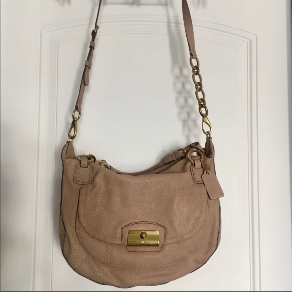 Tan Leather Coach Bag